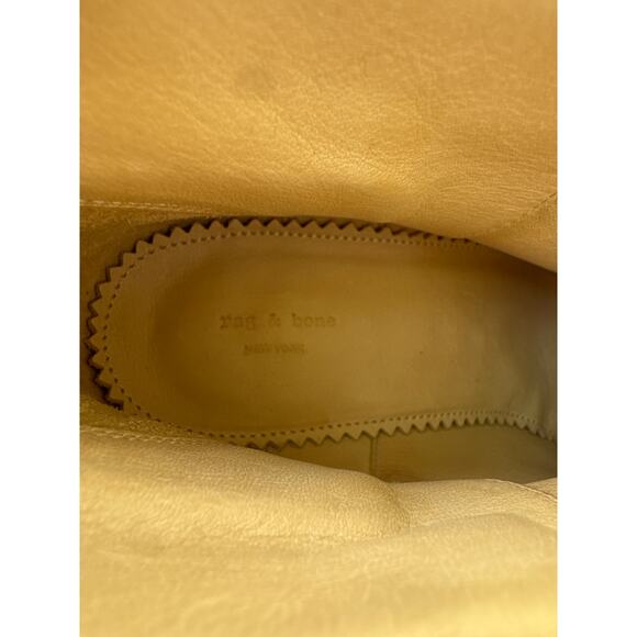 Rag & Bone New York Suede Women’s Camel Booties Size 39 1/2 Tan Beige Boots - Picture 11 of 16